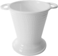 Емкость для закусок 0,5л d15,2см, меламин, Bucket, цвет белый H-2389 415767
