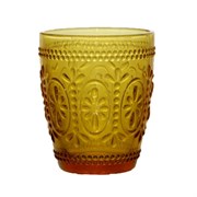 Стакан для воды Flower 250мл h100мм, стекло, цвет янтарный Flower5O 366740