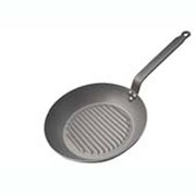 Сковорода-гриль d 30см h4,5см, белая сталь Carbone Plus 5530.30 366394