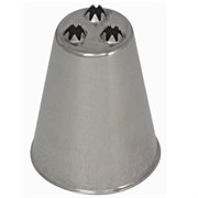 Насадка 3 отверстия d20мм h42мм, нерж.сталь BX1820 363051