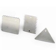 Набор скребков 10х10см (3 шт.), нерж.сталь INOX 3 362952