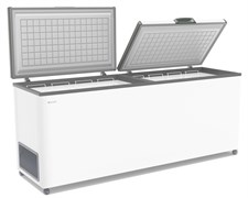 ЛАРЬ МОРОЗИЛЬНЫЙ FROSTOR F 800 SD БЕЛЫЙ (СЕРАЯ РАМКА) STANDART DOUBLE (ПРОПАН) 389366