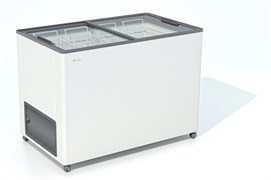 ЛАРЬ МОРОЗИЛЬНЫЙ FROSTOR F 350 С ПРЯМОЕ СТЕКЛО СЕРЫЙ (ПРОПАН) 398568