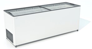 ЛАРЬ МОРОЗИЛЬНЫЙ FROSTOR F 700 С ПРЯМОЕ СТЕКЛО СЕРЫЙ (ПРОПАН) 398572