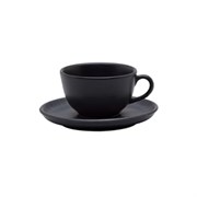 Пара чайная FLAT Shape ONIX (чашка 200мл и блюдце 14см) Oxford 136391, AO04-1C05 404315