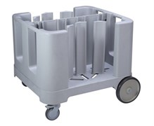 Тележка для тарелок 96,3х90,8см h76,3см, п/э, цвет серый, серия Jiwins JW-ADCS240 409007