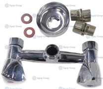 СМЕСИТЕЛЬ ДВОЙНОЙ С КРАНБУСАМИ ДЛЯ CANCAN MT 357261